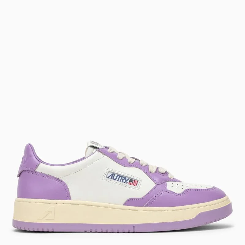 Autry Medalist White/Lilac Trainer