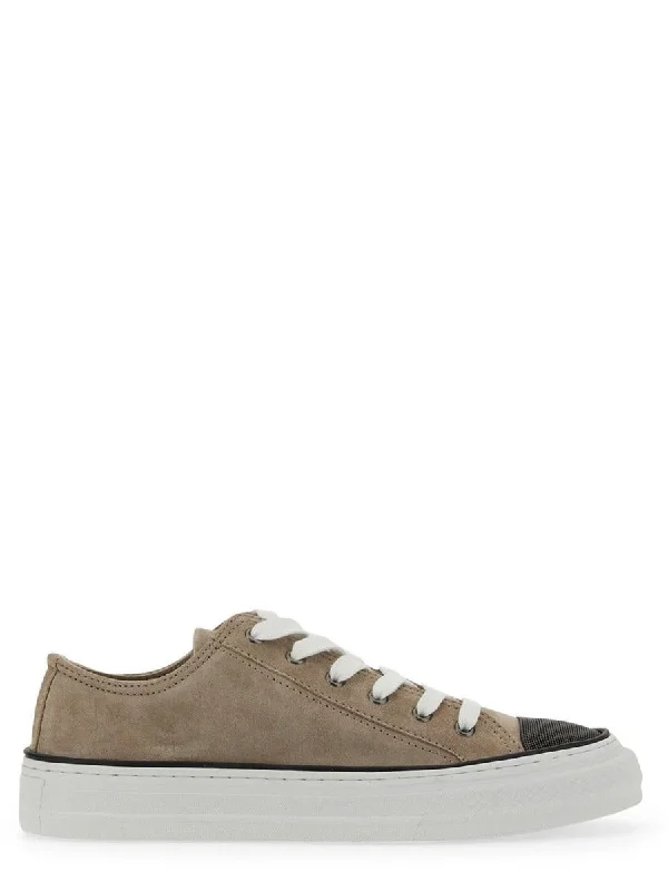 Brunello Cucinelli Sneaker With Precious Toe