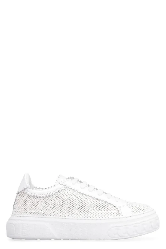 Casadei Leather Chunky Sneakers