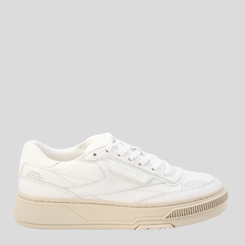 Reebok White Leather C Ltd Sneakers