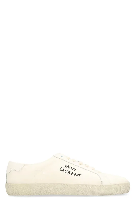 Saint Laurent Court Sl/06 Fabric Low-Top Sneakers