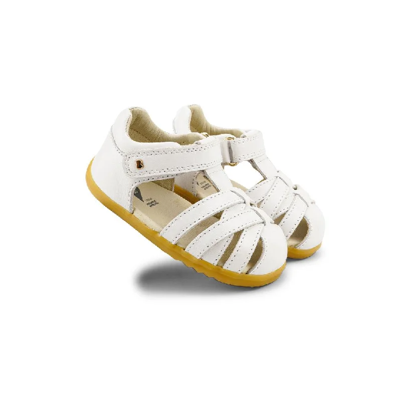 Bobux Step Up Cross Jump Sandals - White