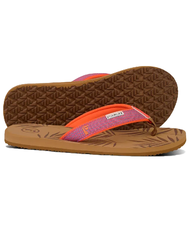 Harts Flip Flops in Latte Brown