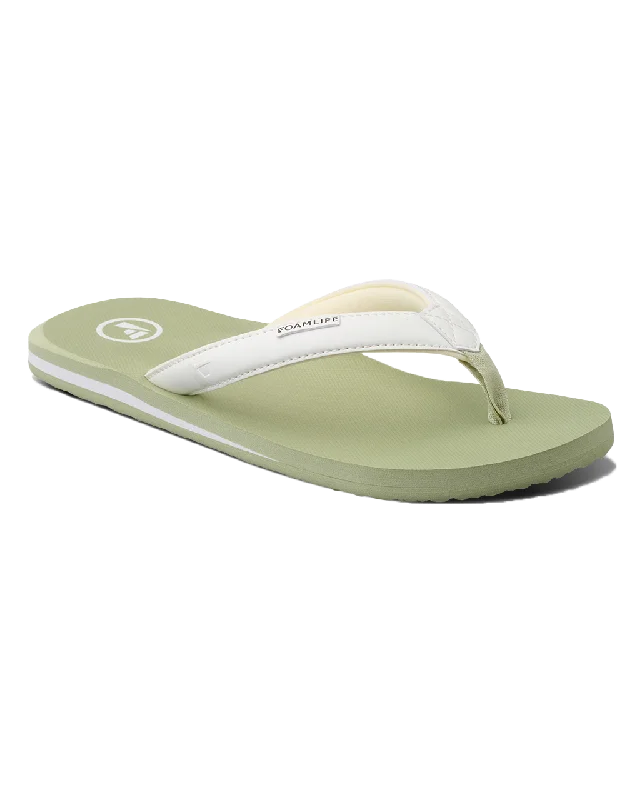 Lixi SC Flip Flops in Sage Green