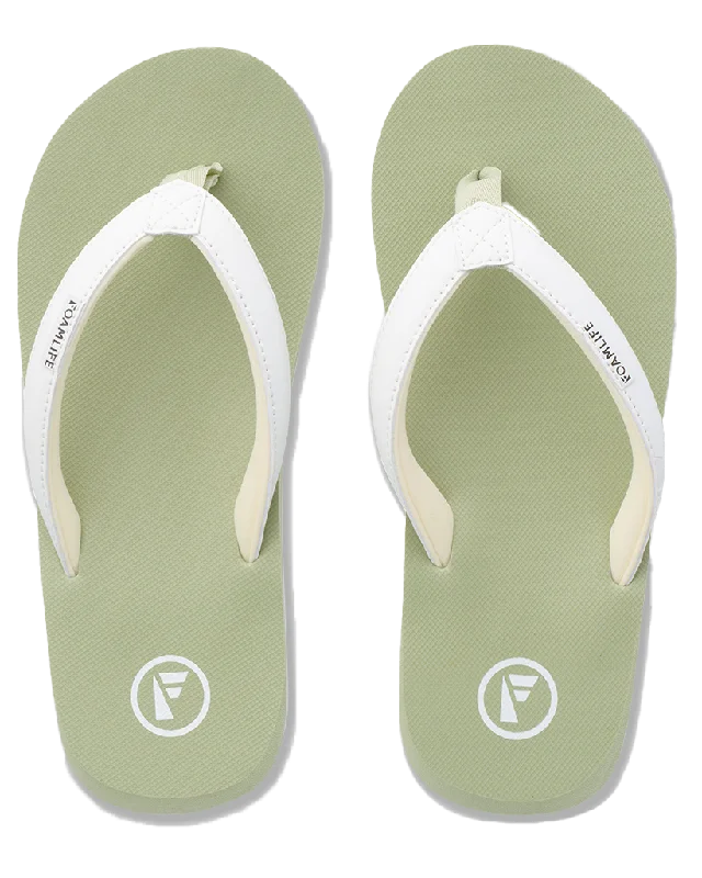 Lixi SC Flip Flops in Sage Green