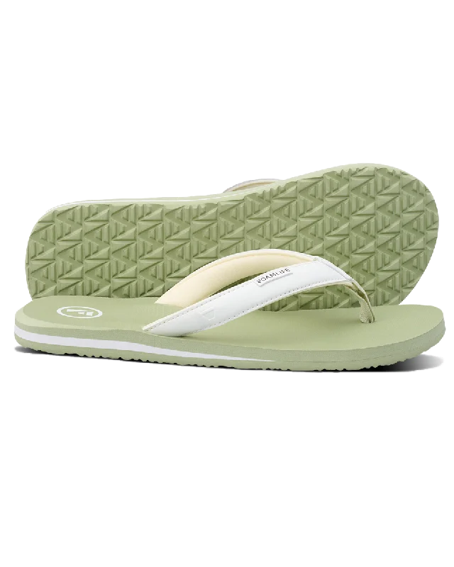 Lixi SC Flip Flops in Sage Green