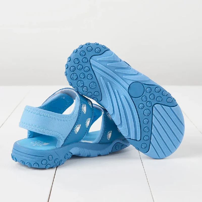 Grass & Air Colour Changing Kids Sandals - Cornflower Blue