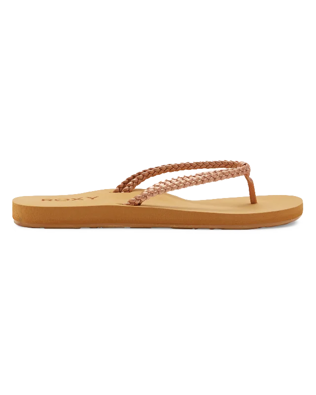 Costas II Flip Flops in Rose Gold