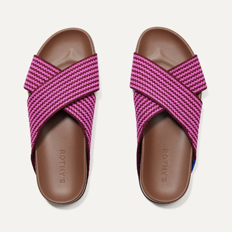 The Weekend Slide - Sangria Stripe