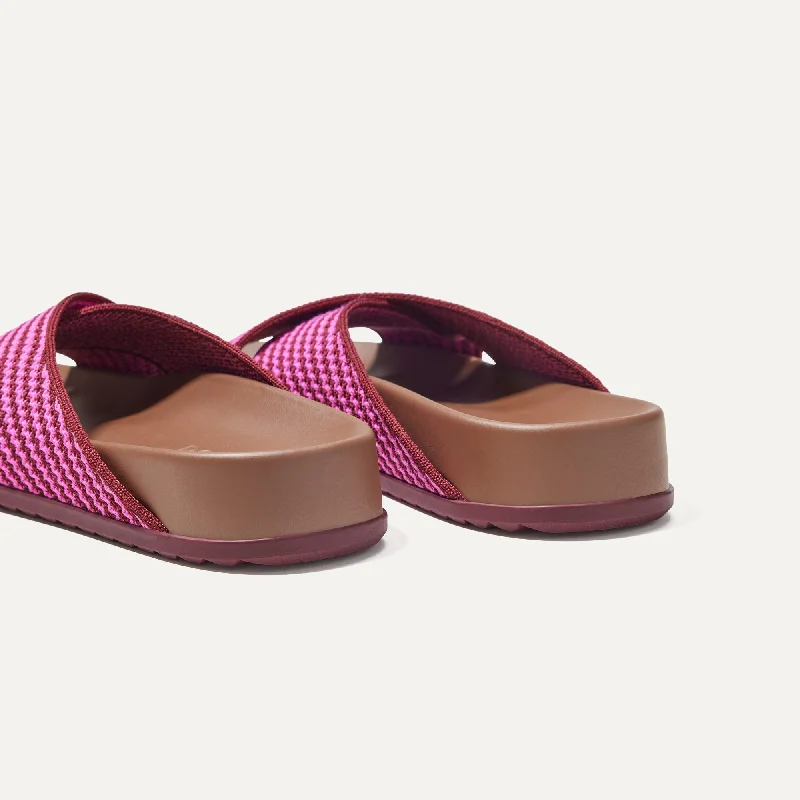 The Weekend Slide - Sangria Stripe