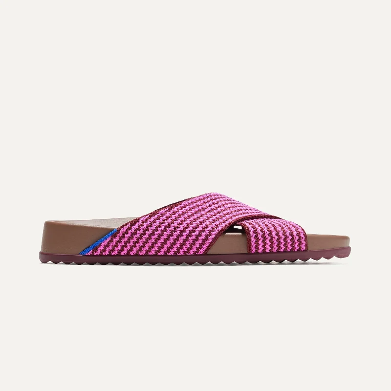 The Weekend Slide - Sangria Stripe