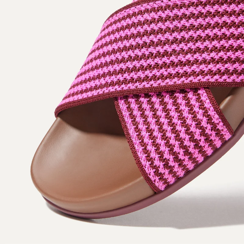 The Weekend Slide - Sangria Stripe