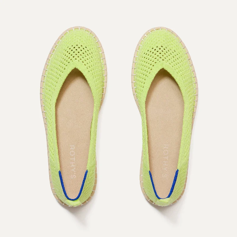 The Espadrille - Limeade