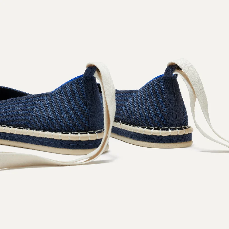 The Espadrille - Navy Stripe