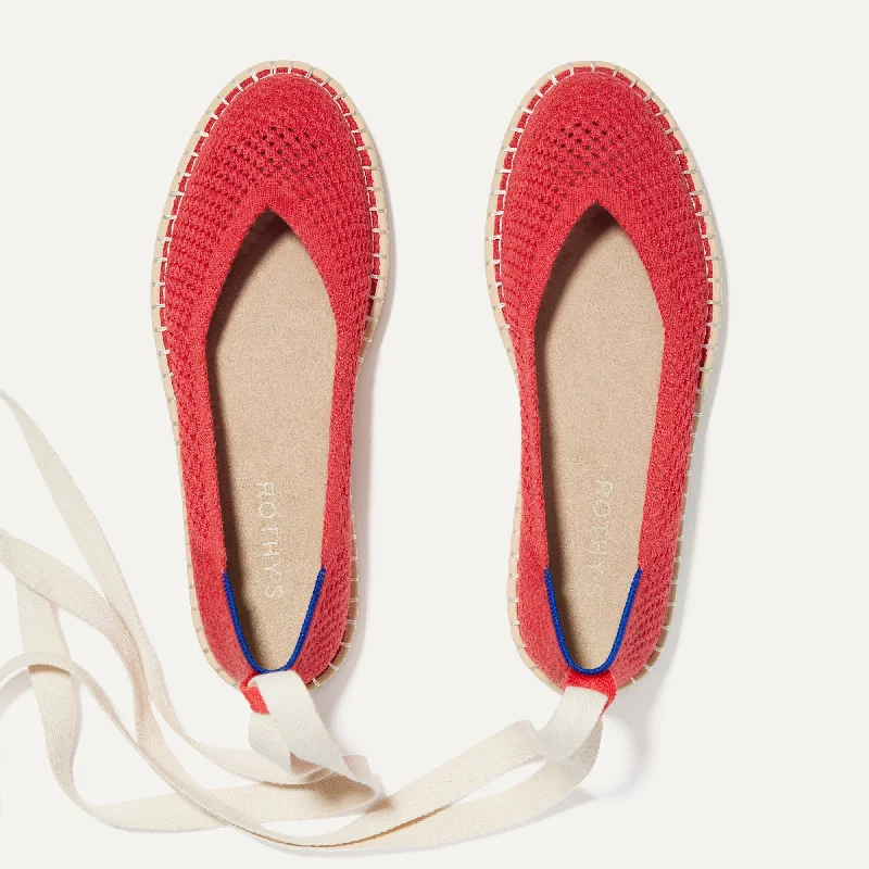 The Espadrille - Red Hot