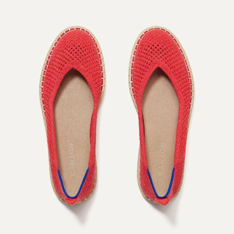 The Espadrille - Red Hot