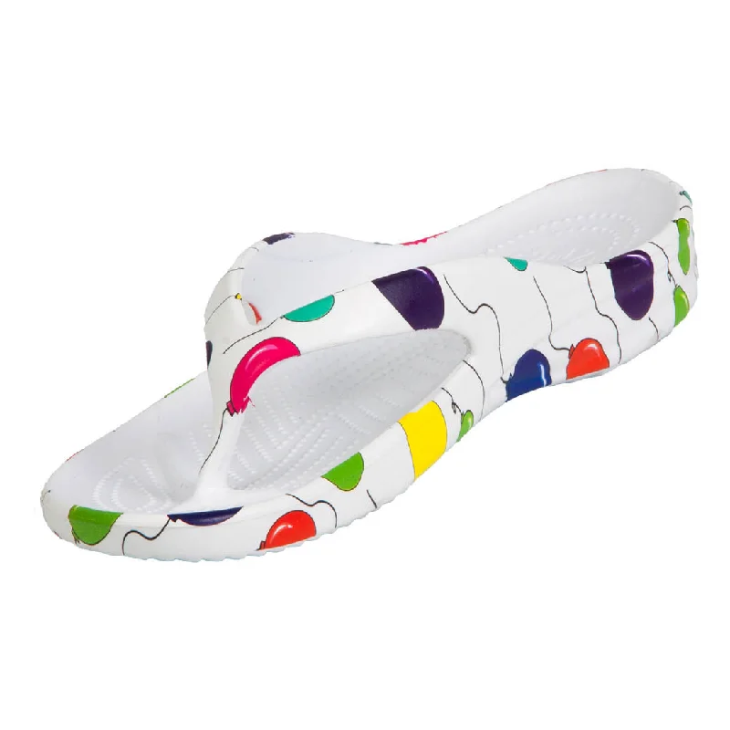 Women's Flip Flops - Balloons