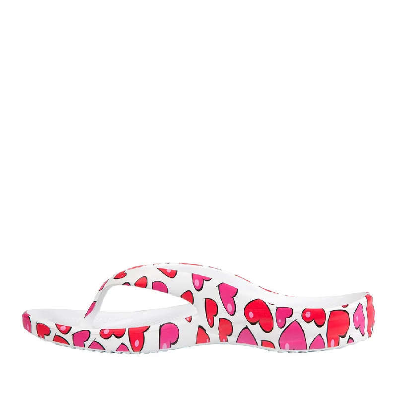 Women's Flip Flops - Hearts