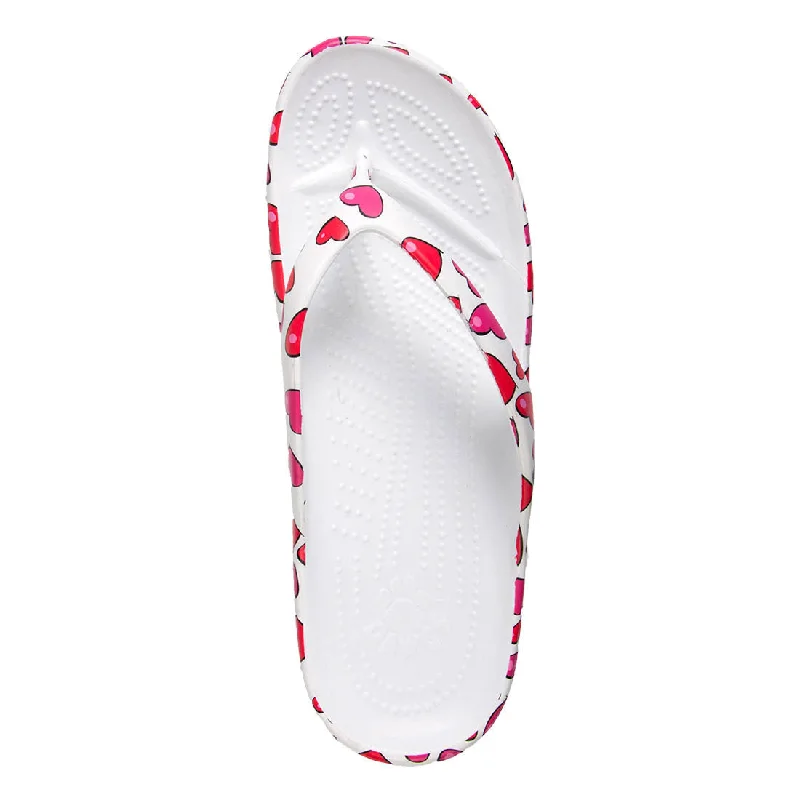 Women's Flip Flops - Hearts