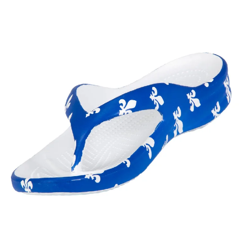 Women's Flip Flops - Fleur De Lis