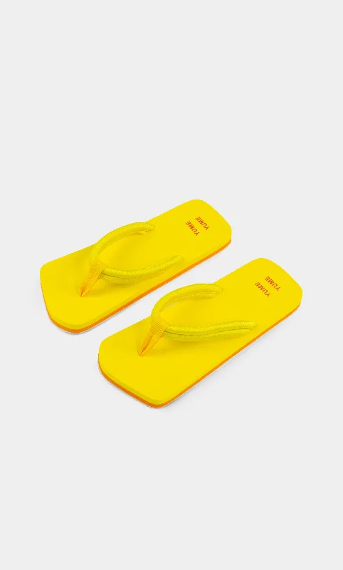 Xigy Cyber Yellow Flip Flops