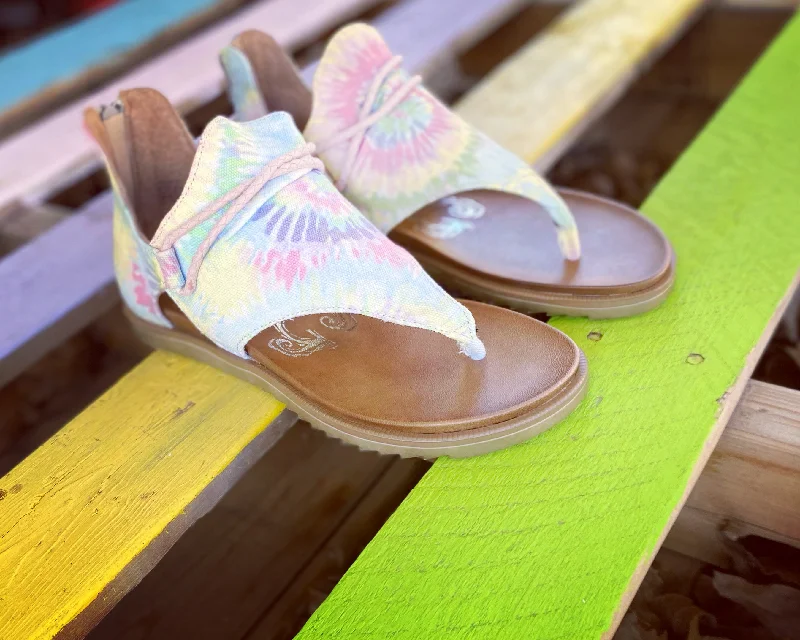 177 Tie-dye Pastel Sandals