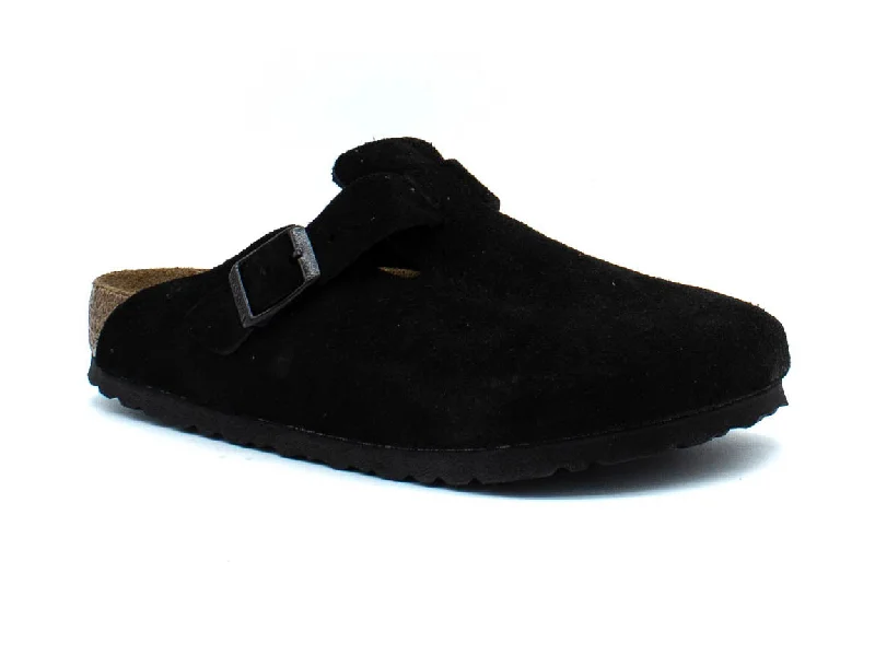 BIRKENSTOCK Boston Soft Footbed Suede Leather