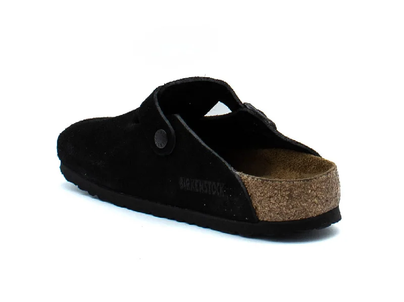 BIRKENSTOCK Boston Soft Footbed Suede Leather