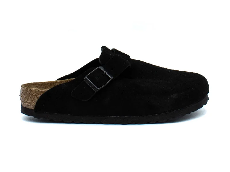 BIRKENSTOCK Boston Soft Footbed Suede Leather