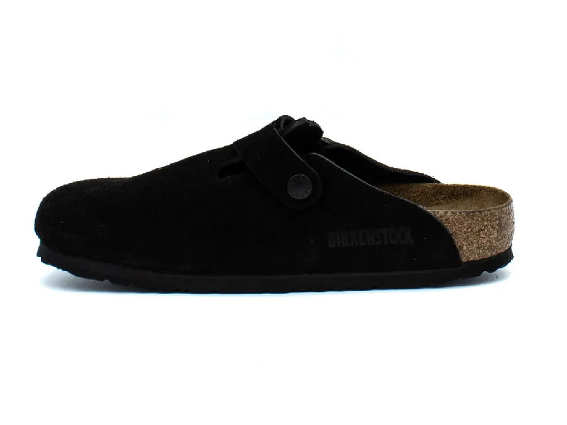 BIRKENSTOCK Boston Soft Footbed Suede Leather