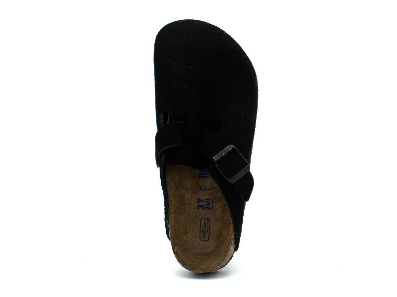 BIRKENSTOCK Boston Soft Footbed Suede Leather