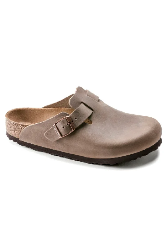 Birkenstock Boston Oiled Leather- Tobacco