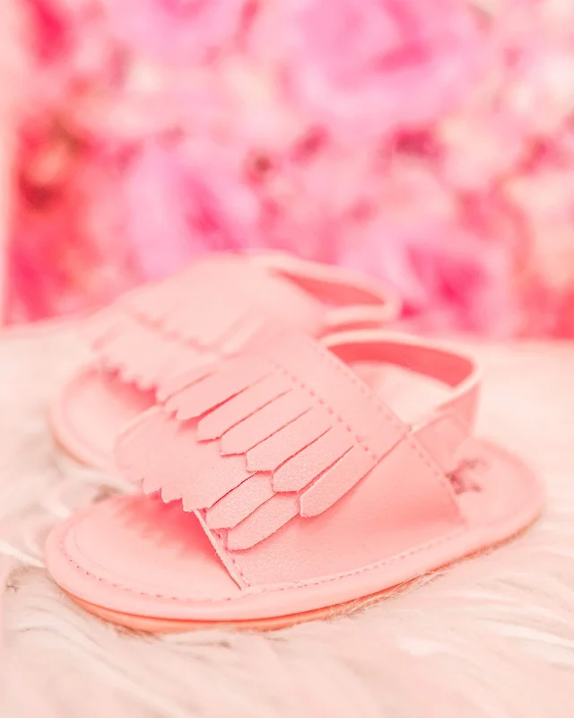 Angel Pink Faux Leather Sandals (KIDS)