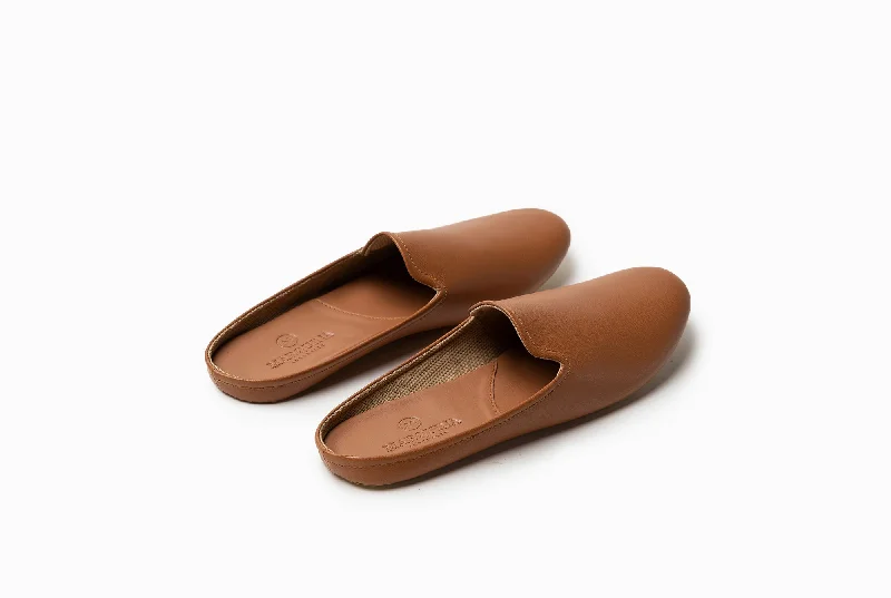 Bonnie Lounge Flat - Cognac Tan