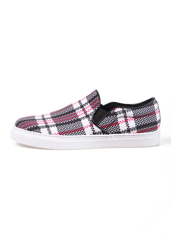 Cecille  tartan slip on flats