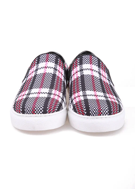 Cecille  tartan slip on flats