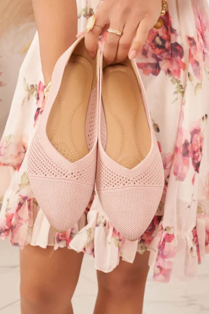 Hailey Blush Ballet Pumps