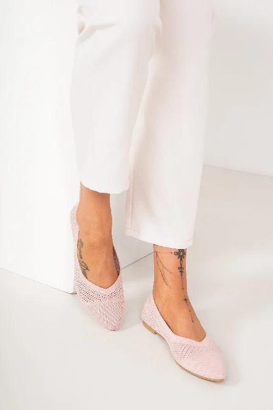 Hailey Blush Ballet Pumps