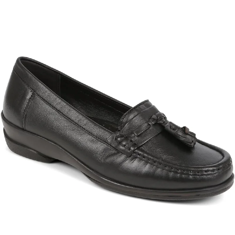 Leather Slip-On Loafers  - NAP38023 / 325 236