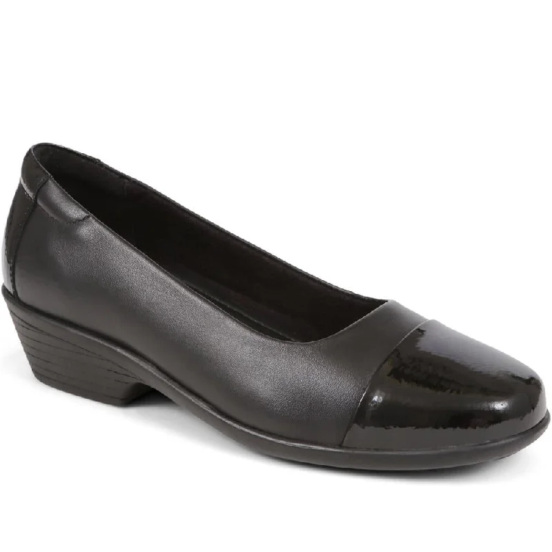 Patent Toe Ballet Pumps - THEST38005 / 324 370