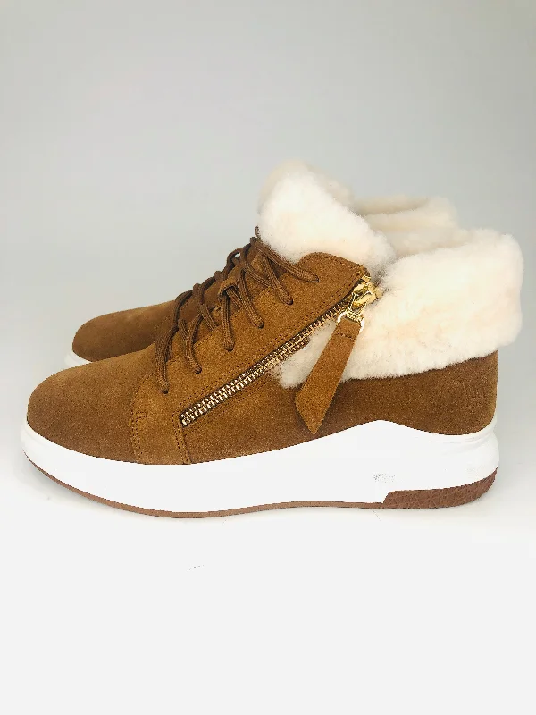 Sheepskin Lined Zip Sneaker