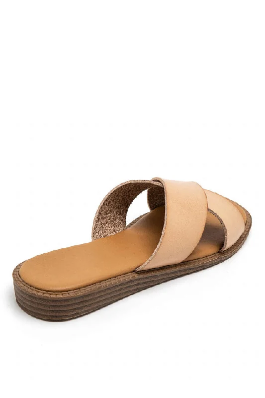 Udelia Stone Faux Leather Sliders