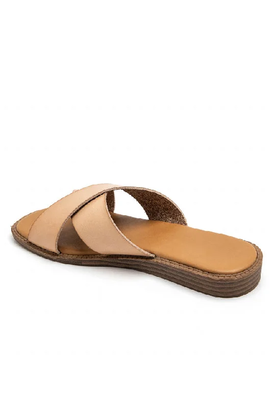 Udelia Stone Faux Leather Sliders