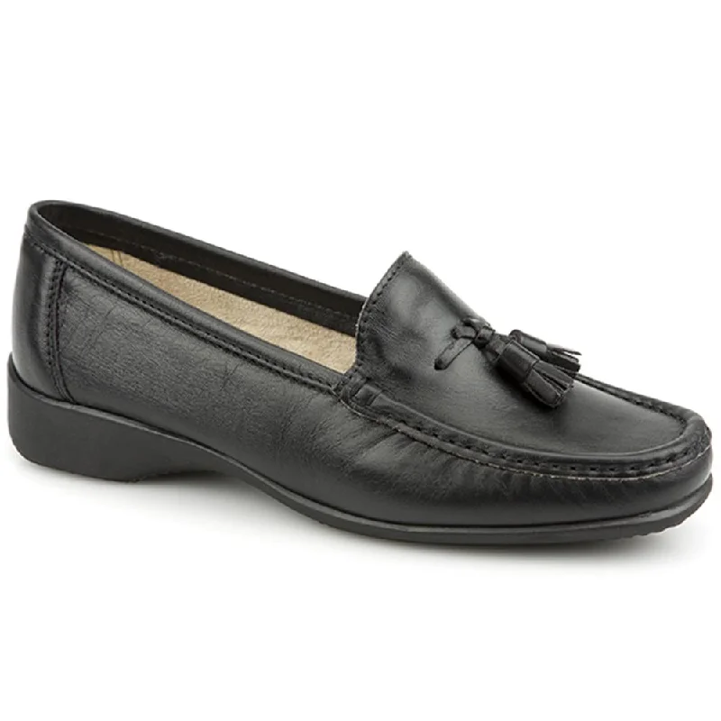 Wide Fit Leather Loafer with Tassel - CONT25000 / 309 198