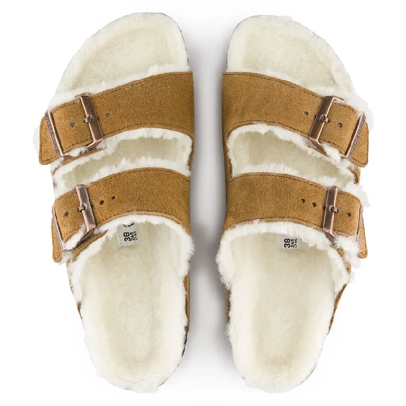 Arizona Shearling Suede Leather Mink