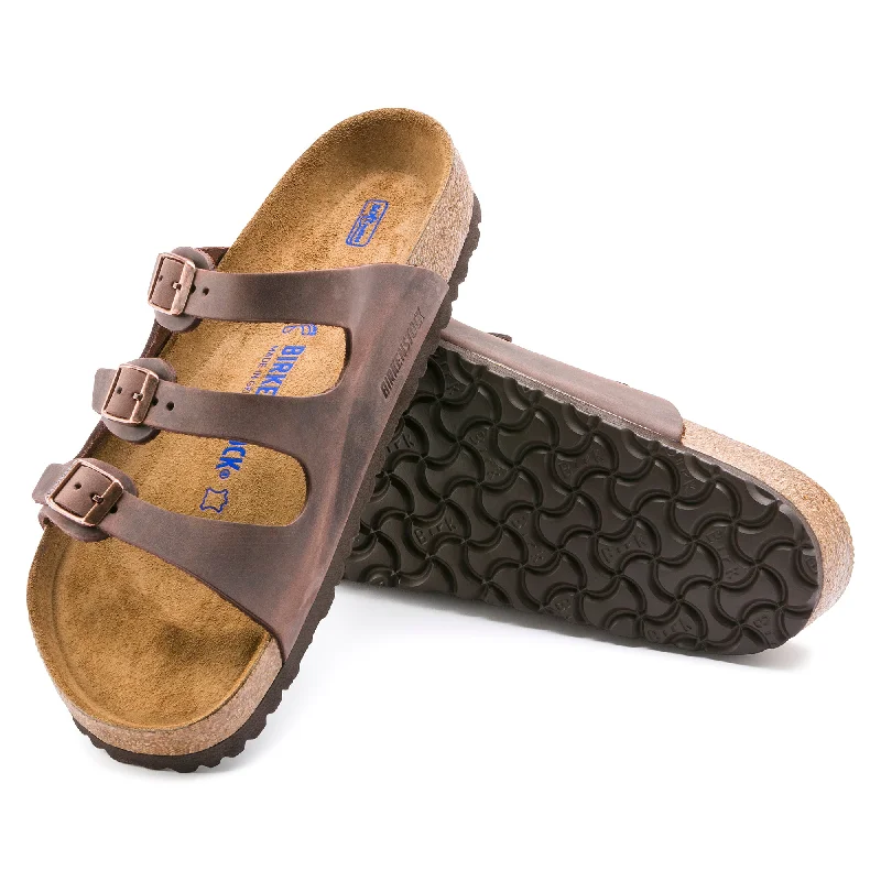 Florida Soft Footbed Oiled Leather Habana