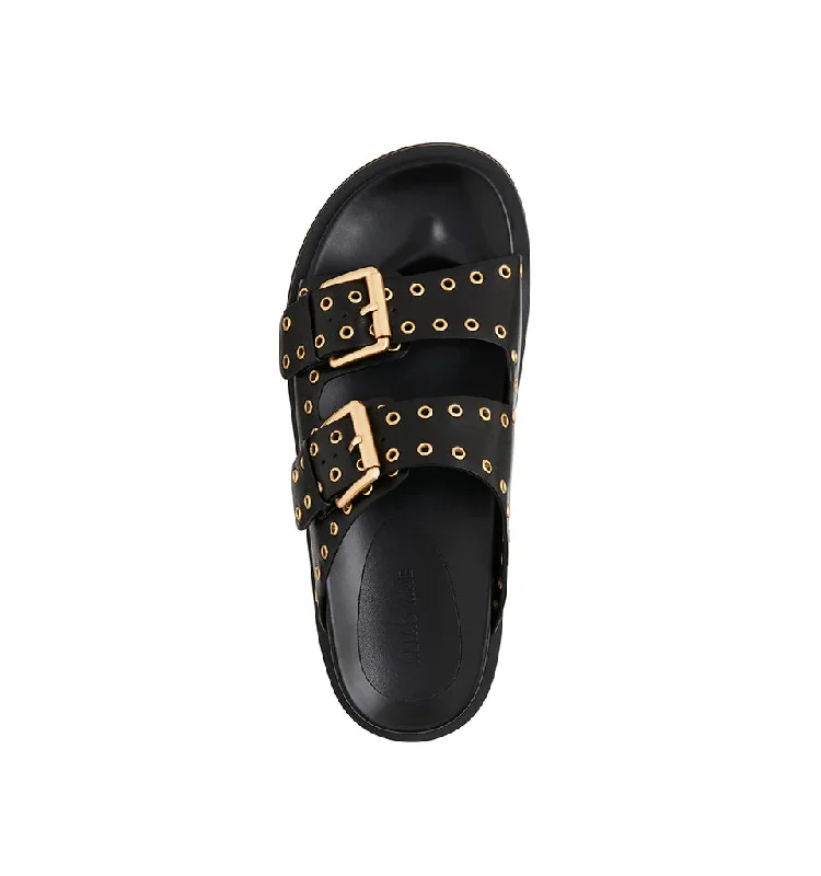 Alias Mae Patsy Black Leather Slide