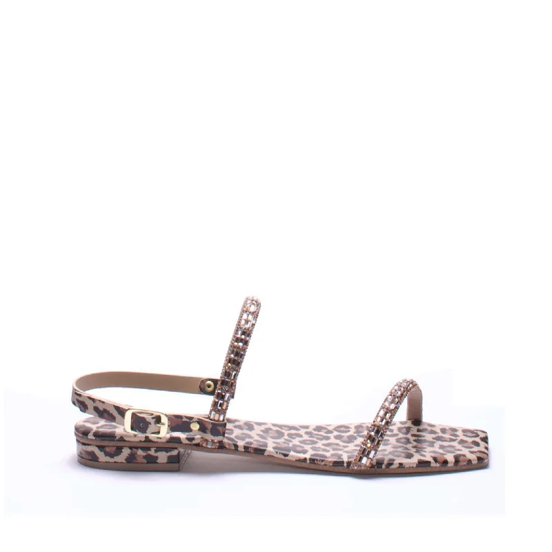 US6 - IT36 / Leather Printed Leopard