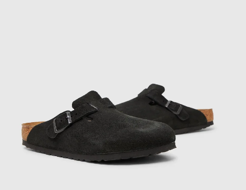 Birkenstock Boston Suede / Black