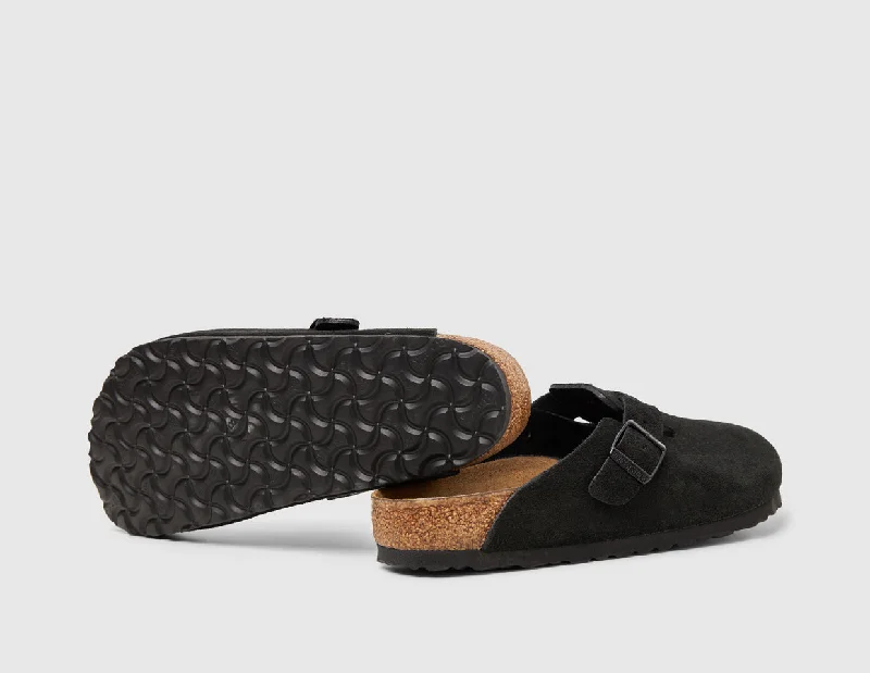 Birkenstock Boston Suede / Black